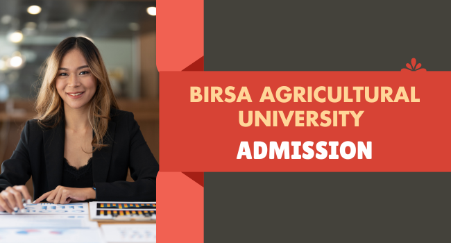 Birsa Agricultural University Admission