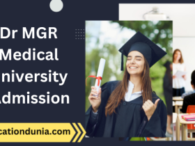 Dr MGR Medical University Admission