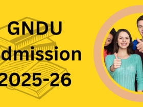 GNDU Admission 2025-26