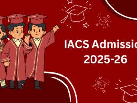 IACS Admission 2025-26