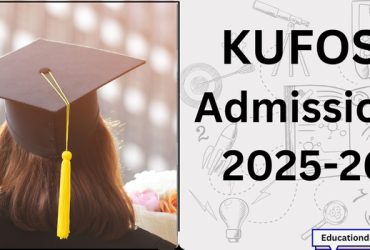 KUFOS Admission 2025-26